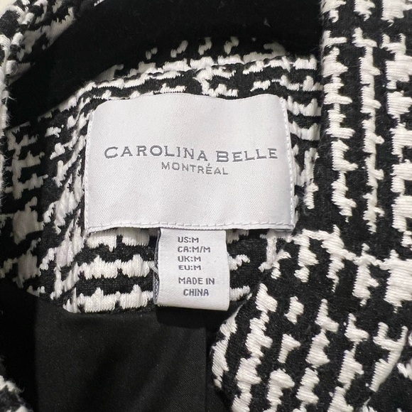 Carolina Belle Montreal white and black open jacket - Picture 2 of 4